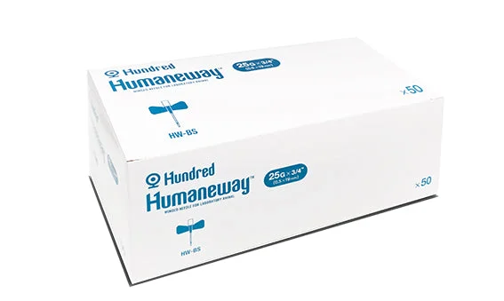 إبر Humaneway لسحب الدم لحيوانات المختبر
