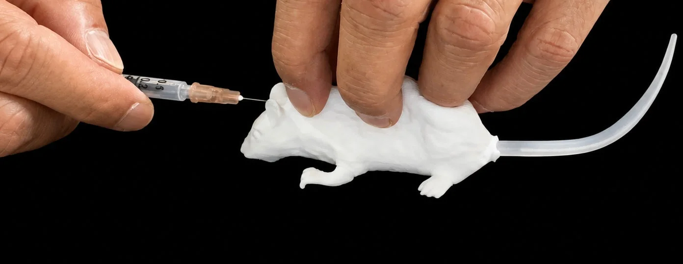 محاكي الفأر الكامل Humaneway LaboPal بجلد أبيض
